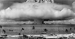 explosion mushroom cloud nuclear weapon test atomic bomb stock photo