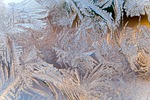 window pattern winter frost christmas stock photo