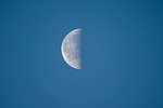 moon crescent universe satellite astronomy stock photo
