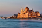 hungarian parliament building budapest river mac wallpaper free stock photo