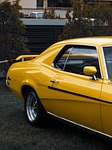 vintage car classic wallpapers vehicle automobile yellow stock photo