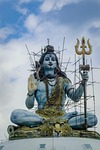 shiva lord hindu religion pokhara hinduism nepal travel stock photo