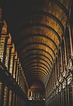 ireland library books dublin architecture trinity college stock photo