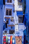 chefchaouen morocco architecture blue village buildings chaouen stock photo