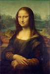 art painting mona lisa classic woman portrait oil stock photo