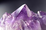 amethyst crystal nature gemstone purple mountain glitter magic stock photo
