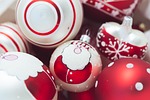 christmas laptop wallpaper deco mac 4k hd decoration stock photo