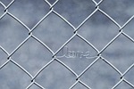 love wire fence in heart locked mesh grid stock photo