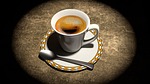 coffee cup still life 3d blender stock photo