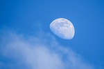 moon heaven the atmosphere nature clouds moonlight universe stock photo