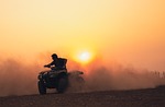 atv drifting nature dirt fun recreation outdoor quad stock photo