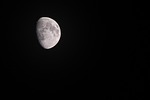 night moon crescent heaven space luna moonlight hd stock photo