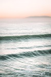 ocean sea waves sunset peace peaceful nature stock photo