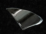 shard broken glass sharp to cut pointed dangerous stock photo