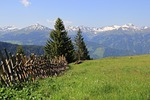 landschaft berge alpen stock photo