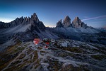 mountains peak aerial view dolomites italy nature shelter stock photo