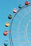 ferris wheel amusement park nature ride adventure outdoors stock photo