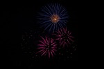 fireworks sylvester night pyrotechnics stock photo