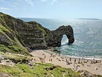 dorset nature england coast ocean stock photo