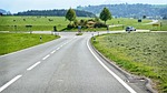 road traffic crossing top landscape country direction street stock photo