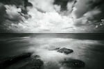 sea black and white photography scenery cloud reef stock photo