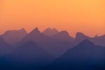 mountain range dusk orange sky hd wallpaper mac stock photo